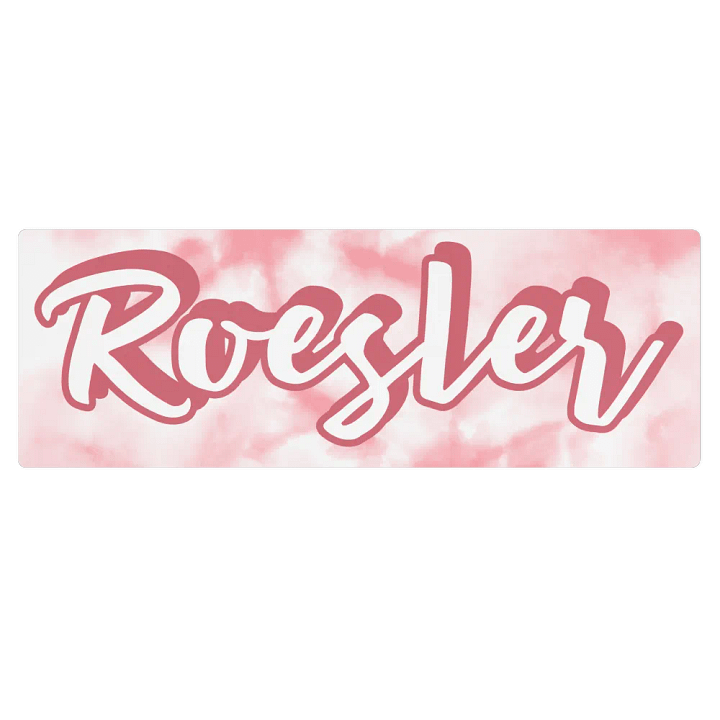 Cloudy Pink Yoga Mat by Roesler product image (1)