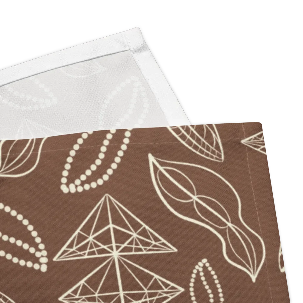 El Yunque Brew Bliss: Abstract Coffee Bean Earthy Cloth Napkins product image (11)