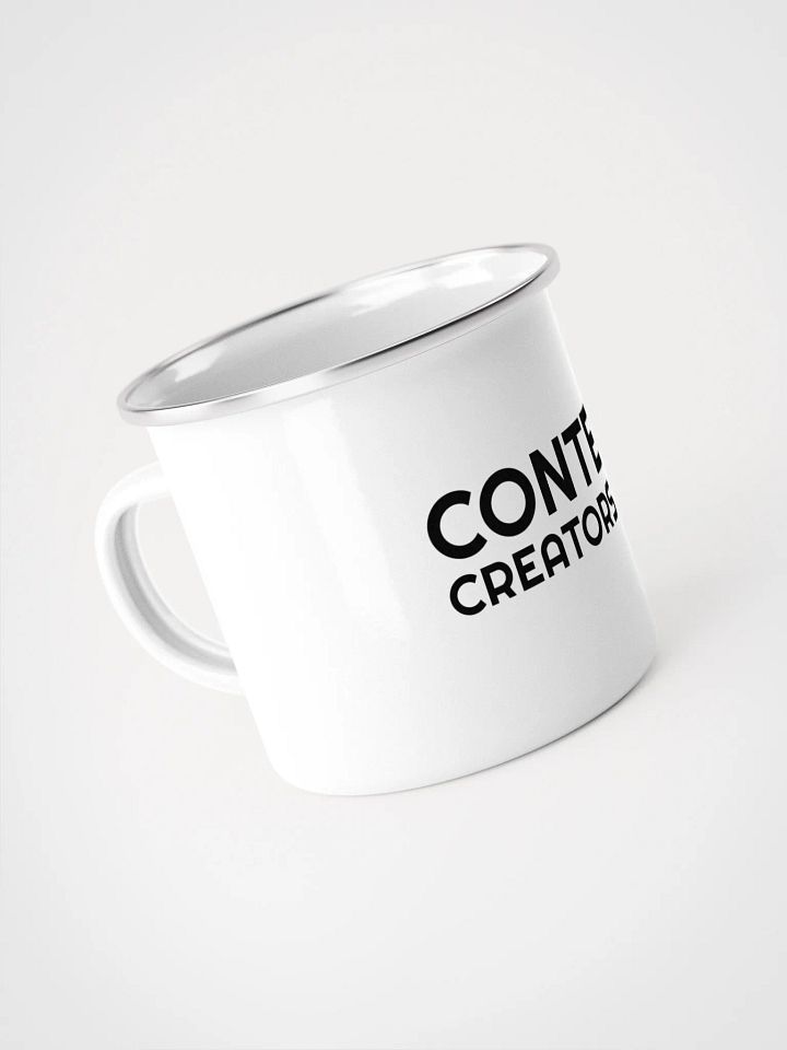 Content Creators Cup Enamel Mug - White product image (2)