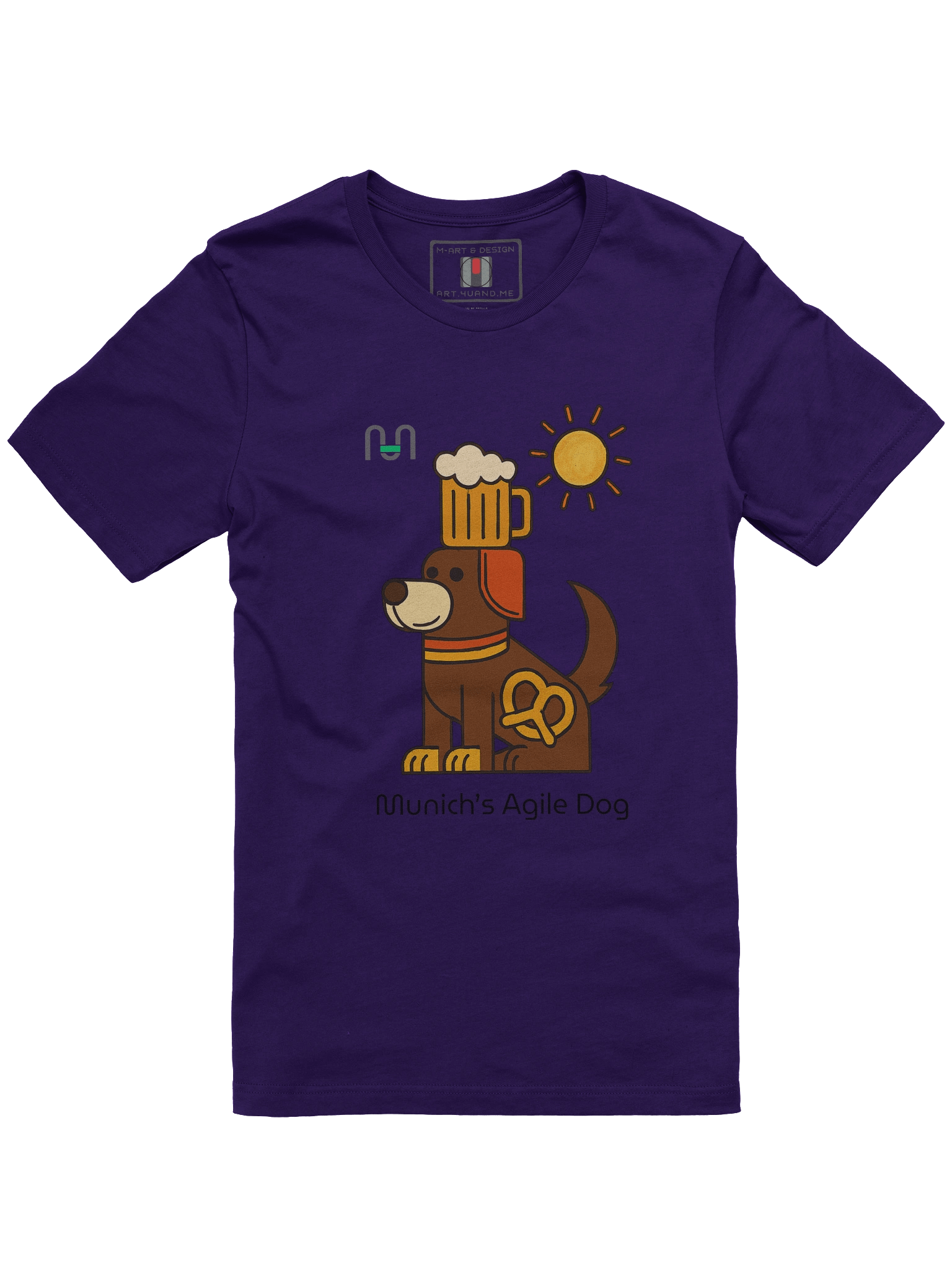Bavarian Brewhound – Prost Pup Tee – M Style - M-Art & Design product image (1)