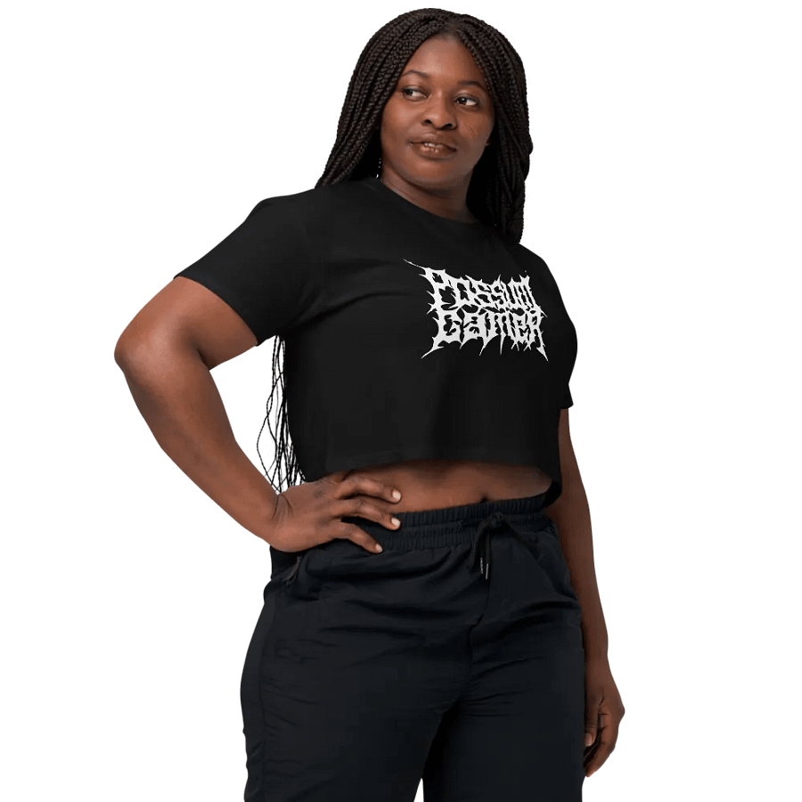 Metalhead Logo Crop Top product image (22)