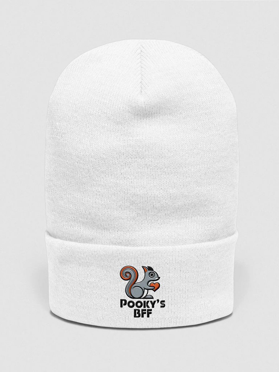 Cozy, HQ Beanie: Pooky's BFF, Squirrel grey red hert. face right product image (1)
