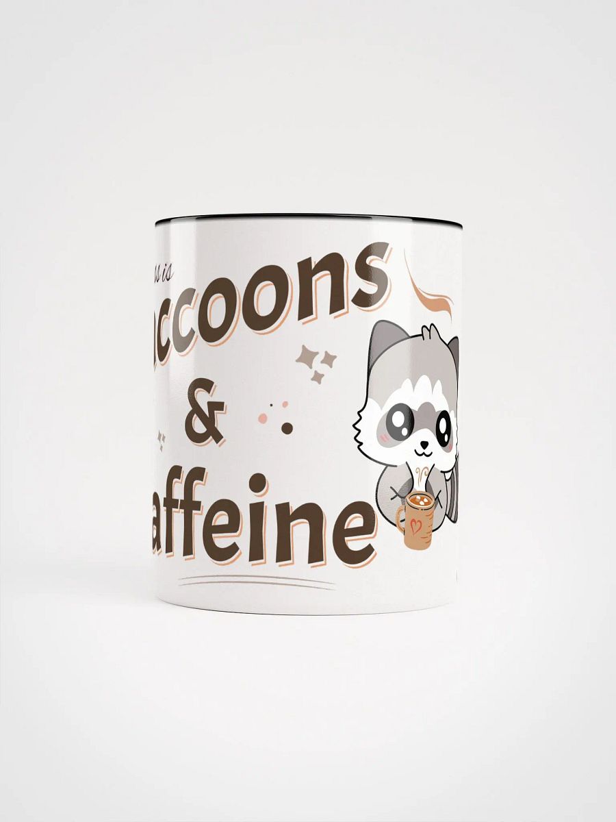 Kawaii Raccoon & Caffeine Ceramic Mug product image (5)