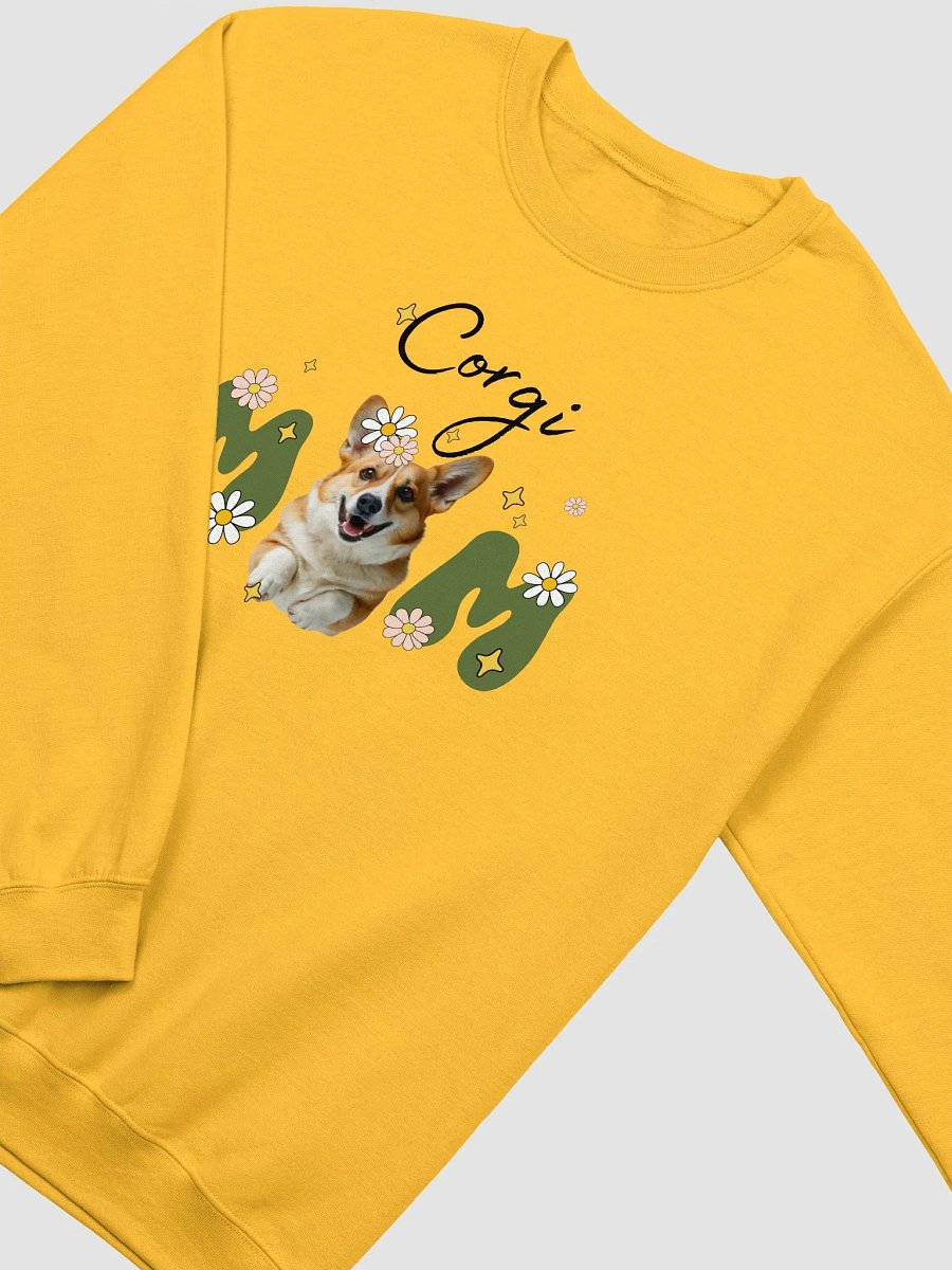 Corgi mom retro light sweatshirt product image (5)