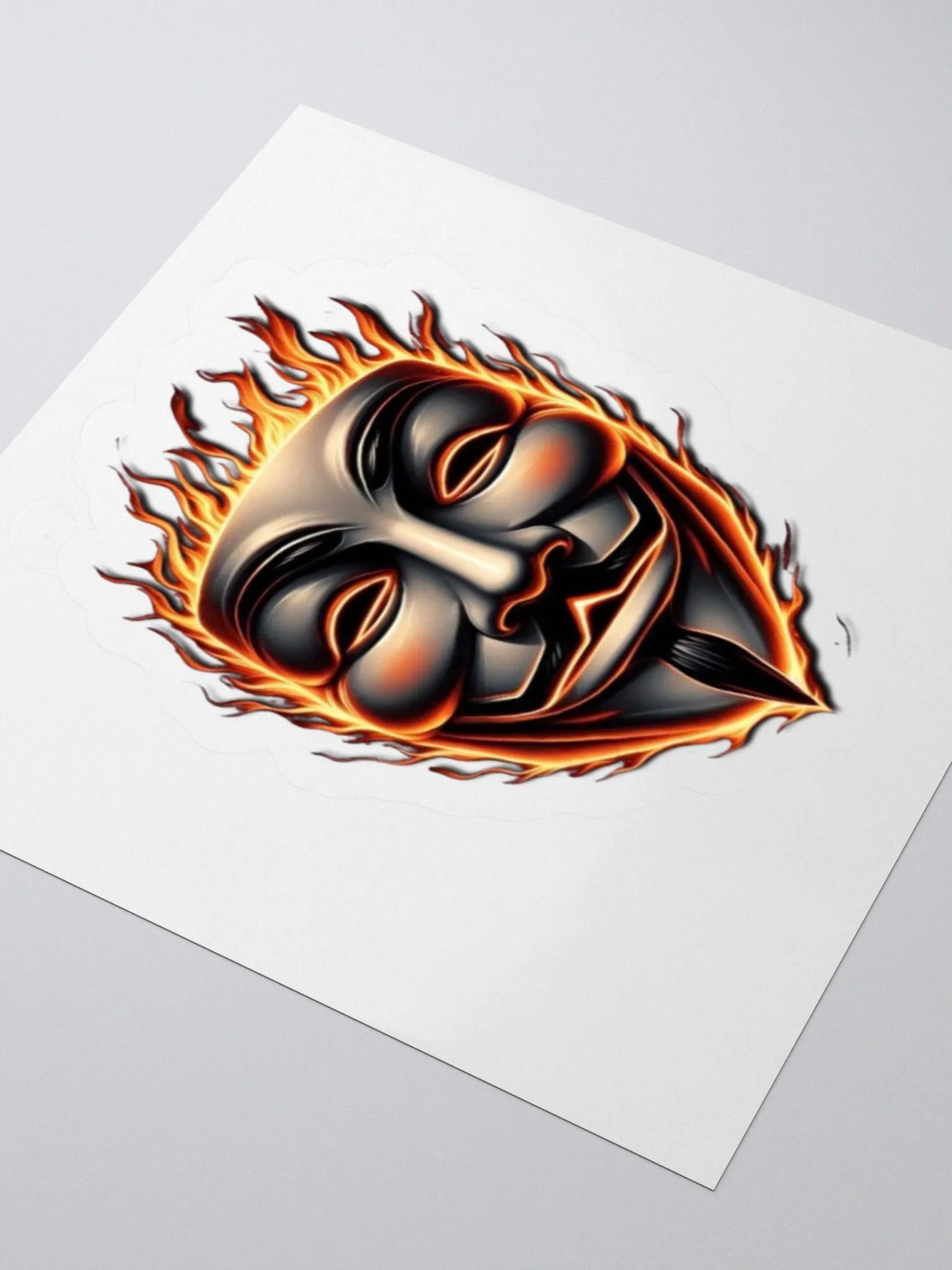 Guy Fawkes Fire Mask product image (9)