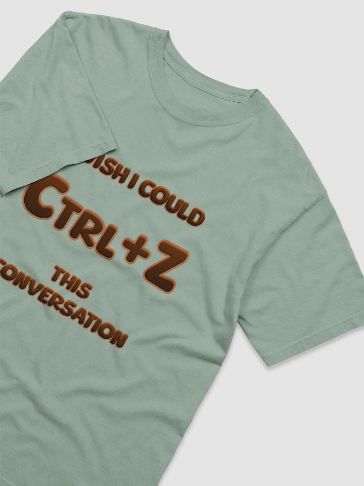 【Ctrl+Z】Orange Text Garment-Dyed Heavyweight T-Shirt product image (2)