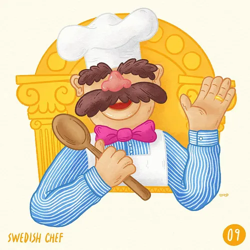 “Børk! Børk! Børk!” The Swedish Chef is a trained professional (sort of). @themuppets 

#themuppets #themuppets70 #swedishchef