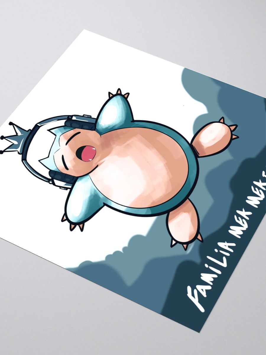 Joyful Blue Crowned Sticker product image (7)