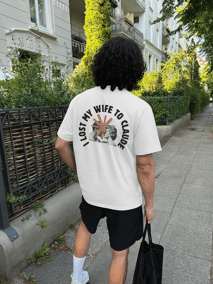"I Lost My Wife To Claude" t-shirt - 100% cotton product image (1)