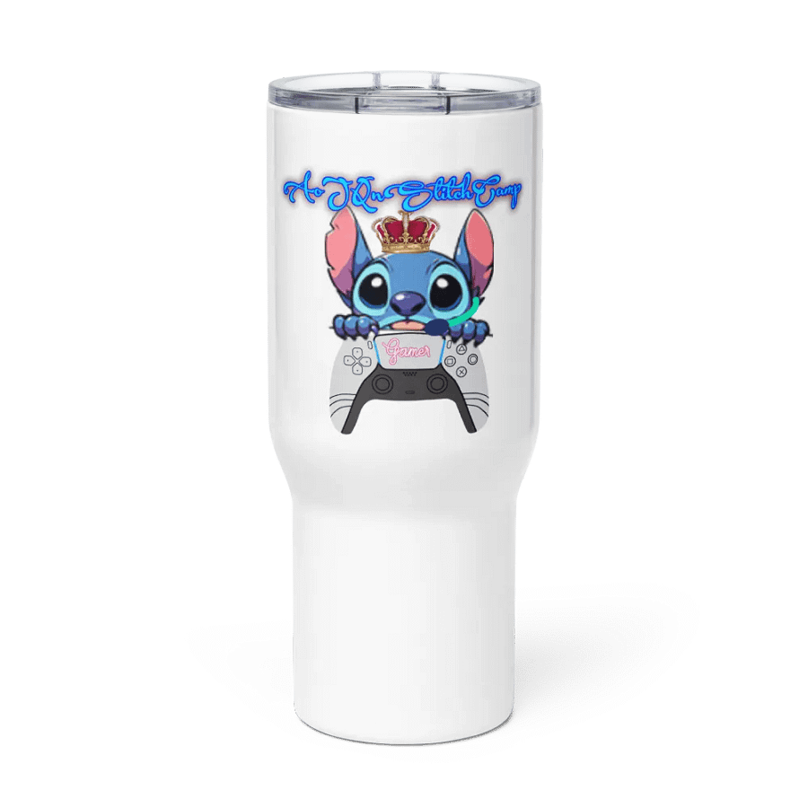 Royal Gamer Stitch Travel Mug product image (3)