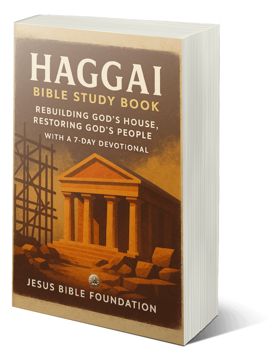 Haggai Bible Study Book: Rebuilding God’s House, Restoring God’s People With A 7 Days Devotional product image (1)