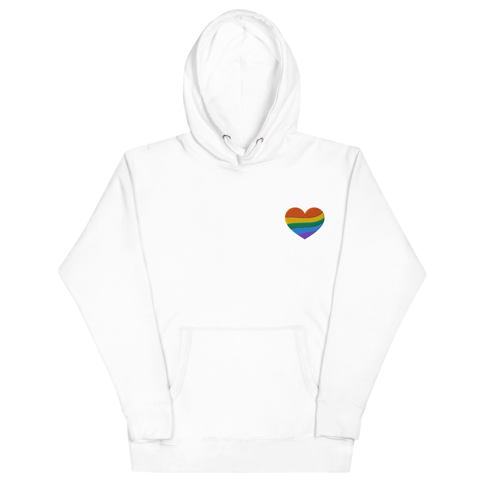 Rainbow Heart Unisex Hoodie product image (3)
