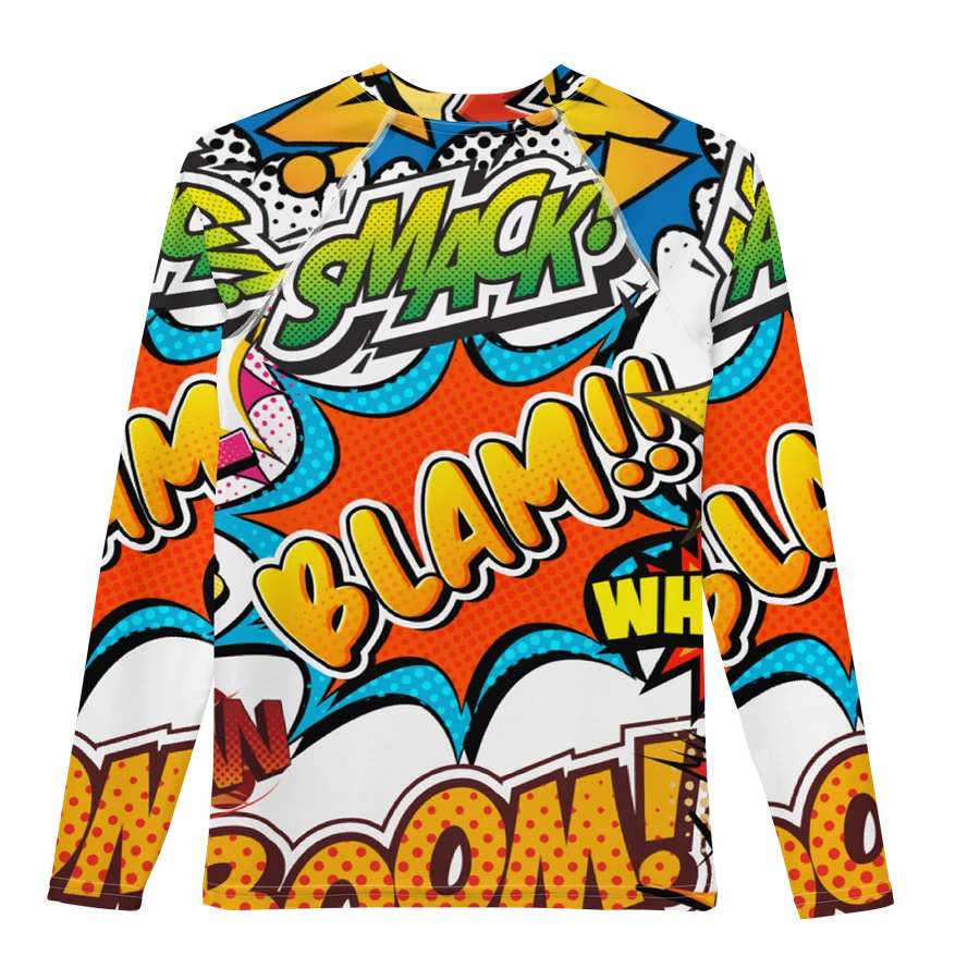 Dynamic Comic Action All-Over Print Youth Rash Guard product image (8)