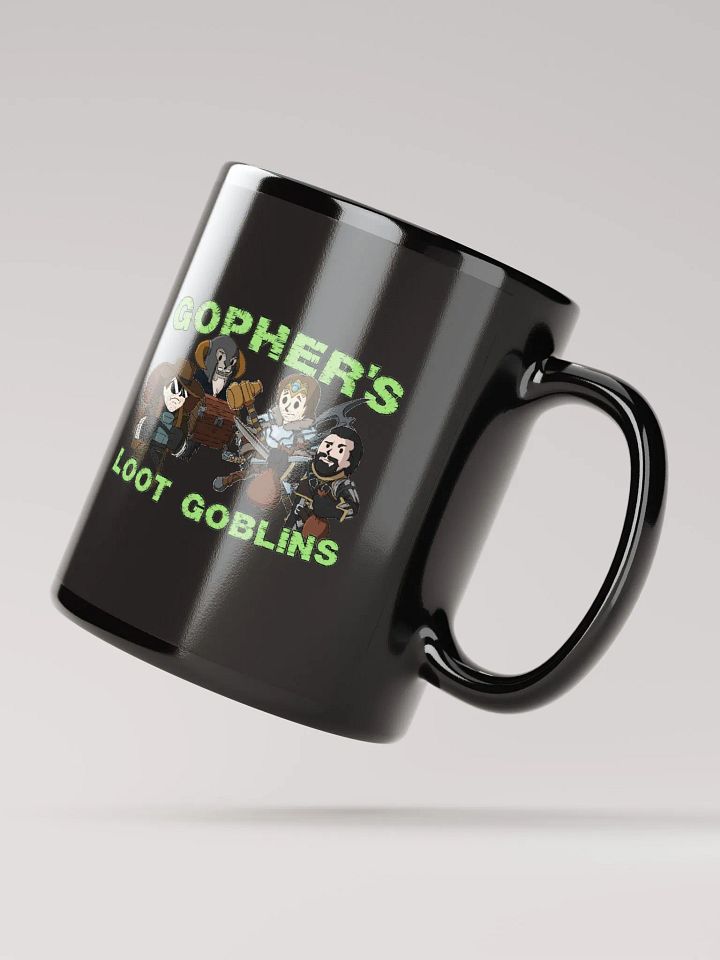 Gopher's Loot Goblins Black Mug product image (2)