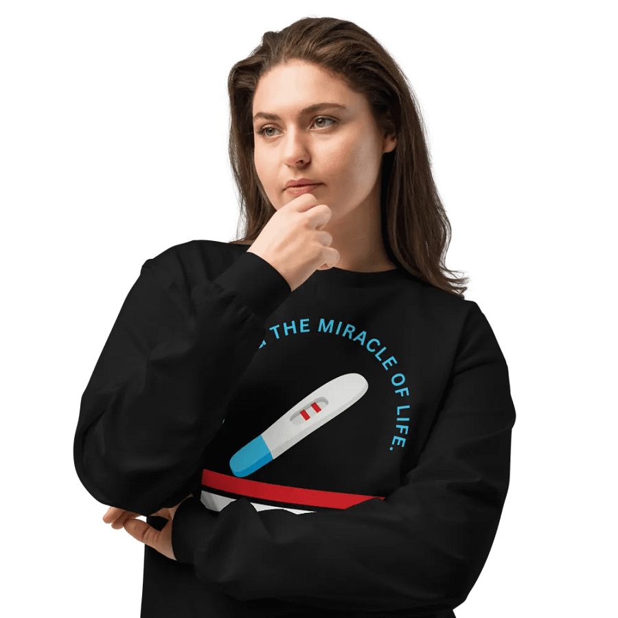 Miracle of Life Pregnancy Test Unisex Long Sleeve Shirt product image (8)