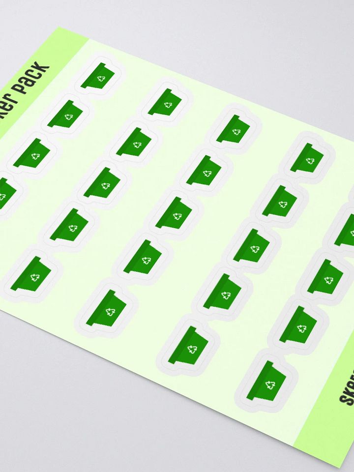 Green Bin Sticker Pack product image (2)