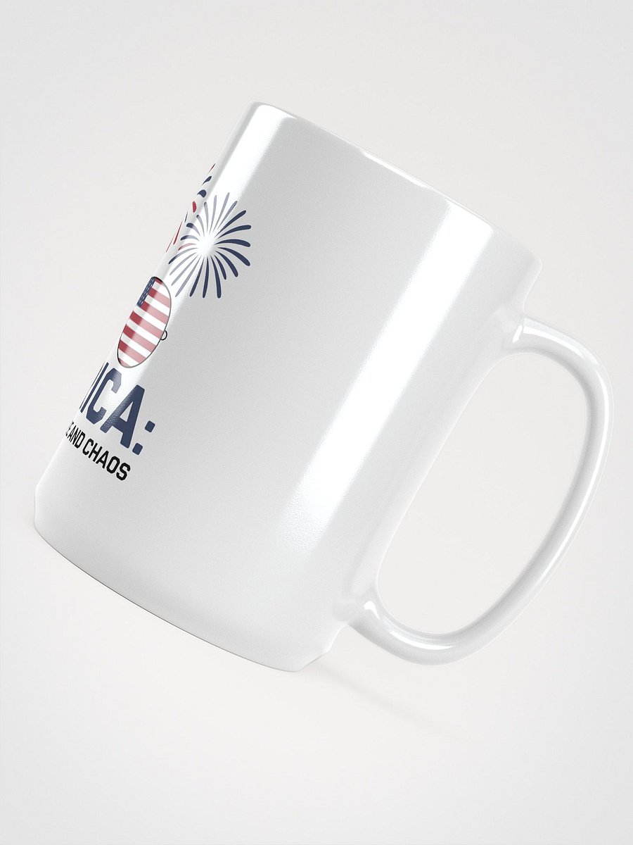 Coffee and Chaos - Funny 4th of July Mug product image (5)