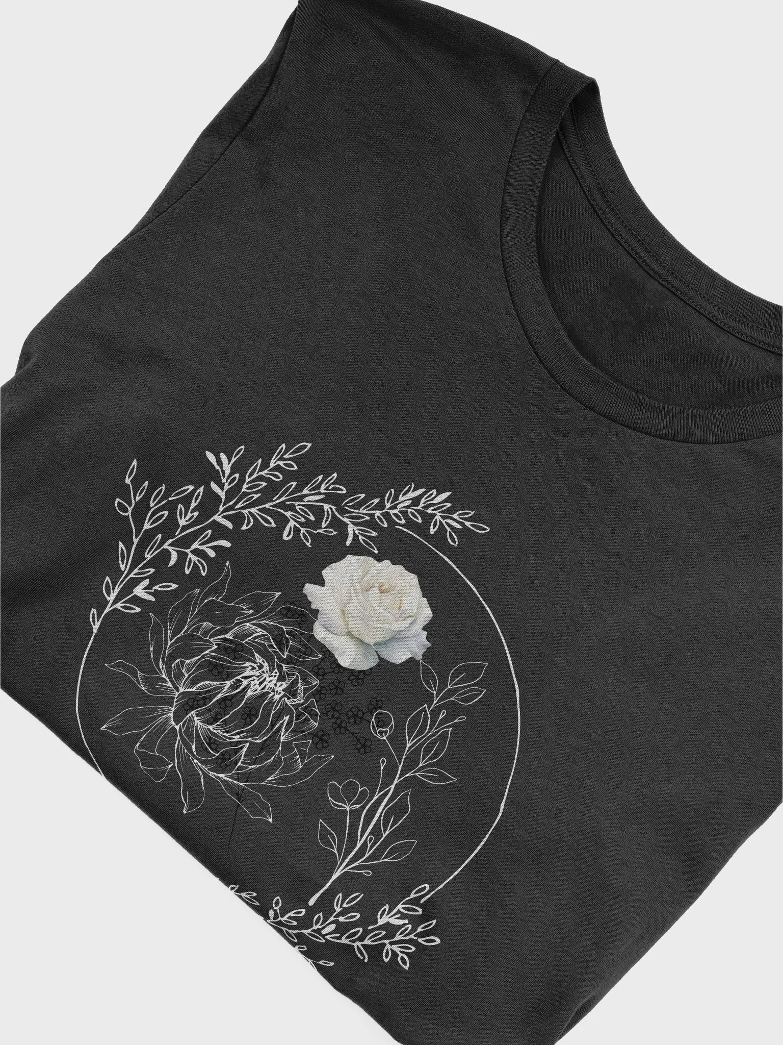 Floral White Line T product image (10)