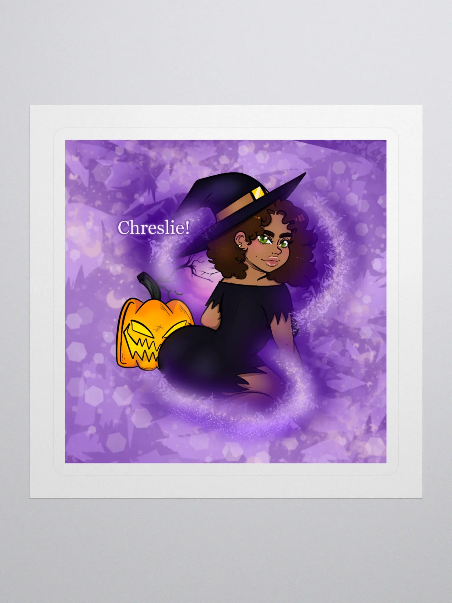 Witchy Babe Cut Sticker w/ BG product image (2)