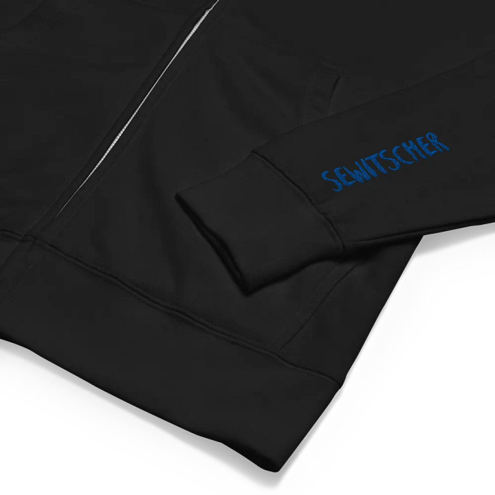 Sewitscher Blue Fleece Zip Up Hoodie product image (2)