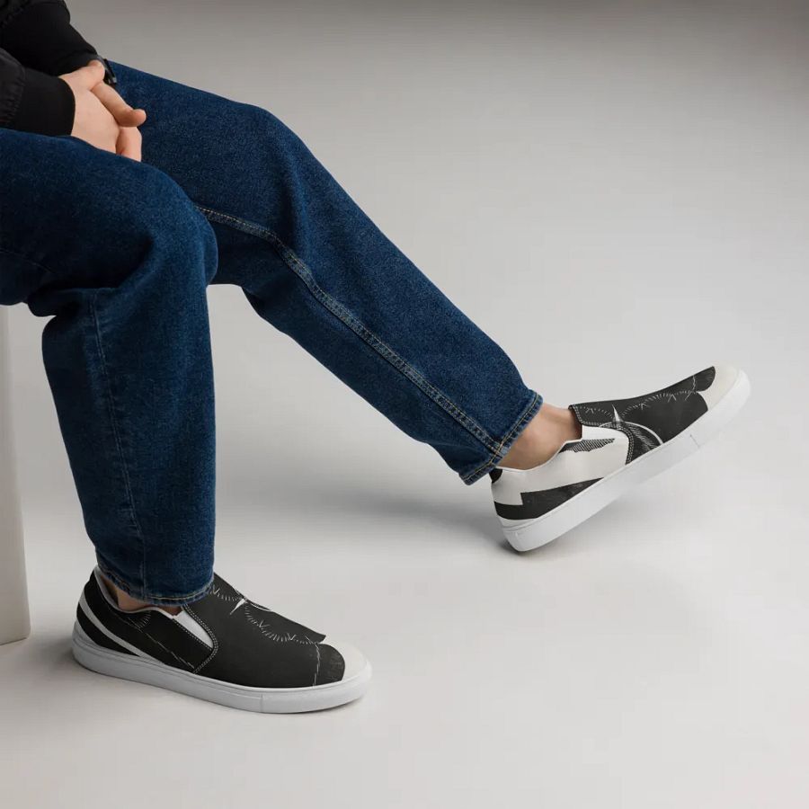 Premium Black Men's Slip-On Shoes n. 20 product image (5)