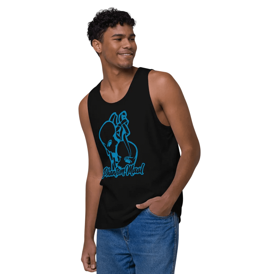 Bright Blue Logo Tank Top product image (8)