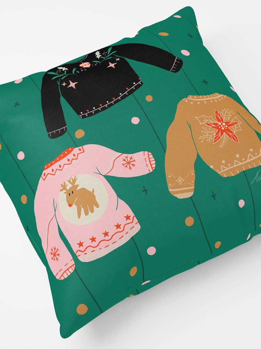 Cheerful Holiday Sweater Pillow product image (5)