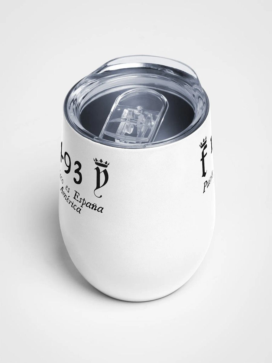 Vaso acero inoxidable con tapa - 1493 Puerto Rico es España en América product image (5)