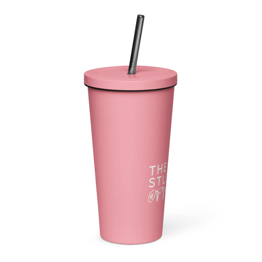 Tumbler with Straw | Multiple Colour Options with White Logo product image (2)