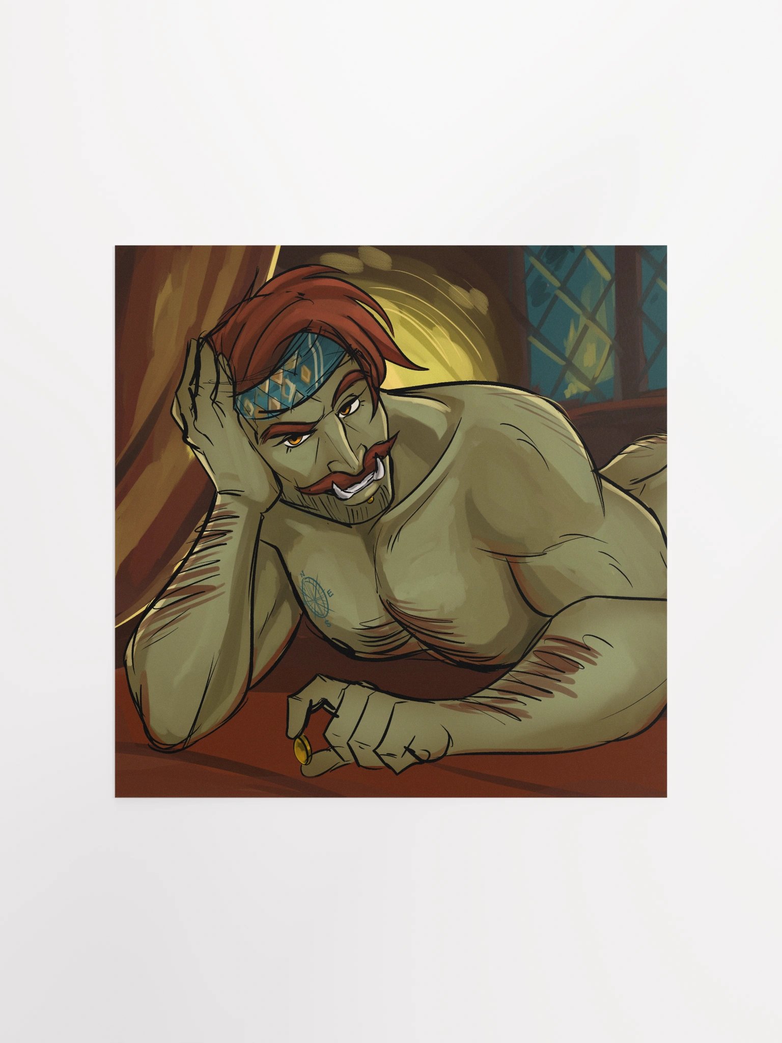 Rivergryphon, Pirate Orc Print product image (1)