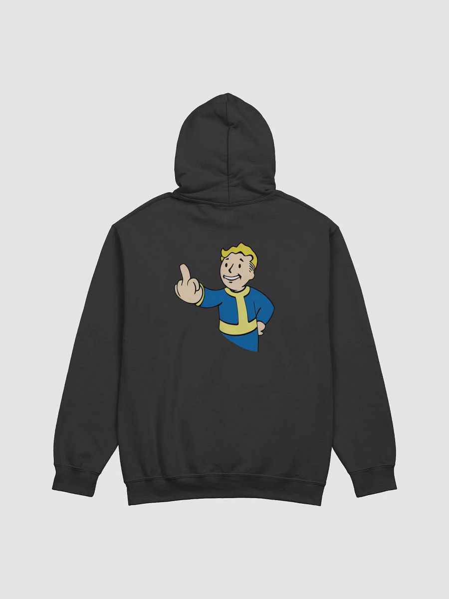Fallout 76 Vault Boy Middle Finger Hoodie (Printed On The Back Only) product image (4)