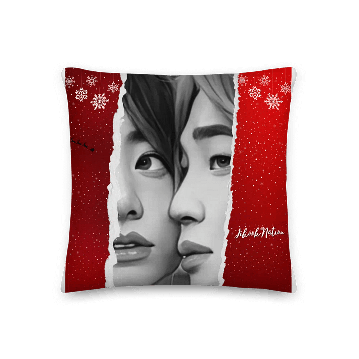 Jikook Torn Together Holiday Pillow product image (1)