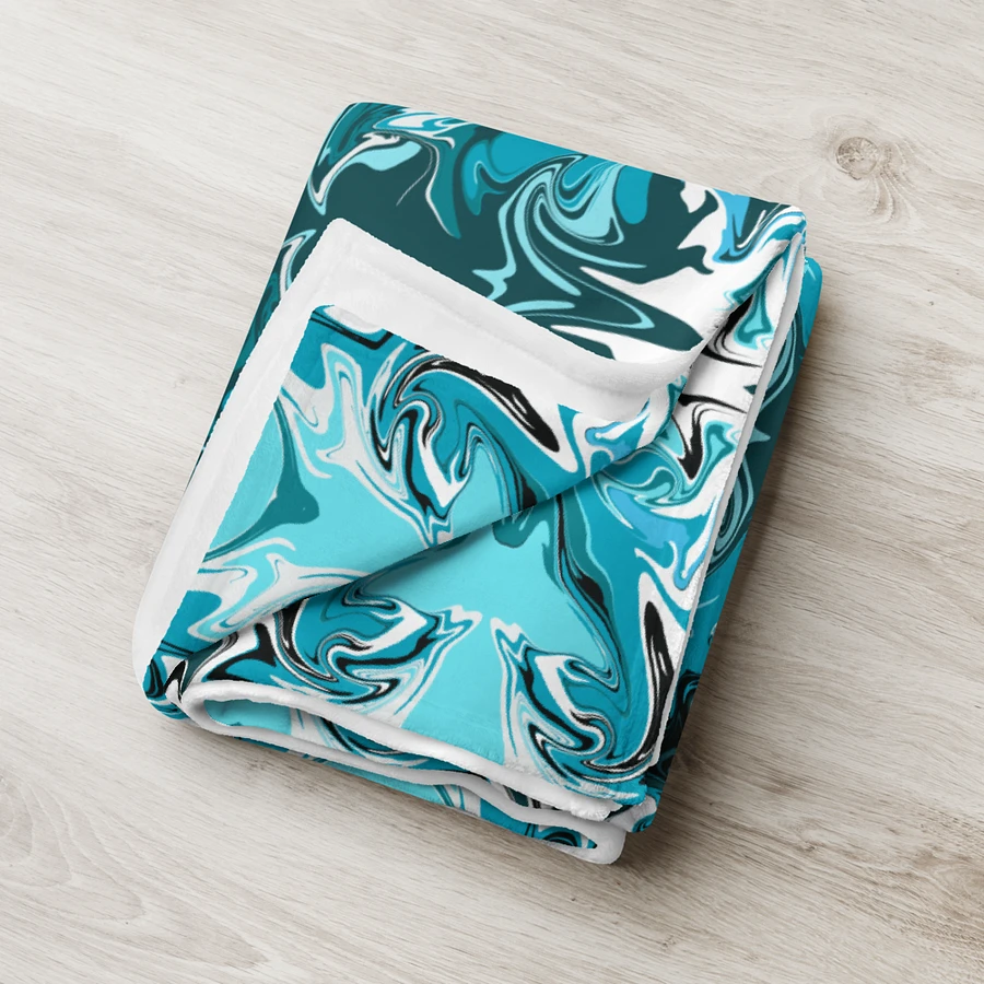 Blue Swirl Blanket product image (8)