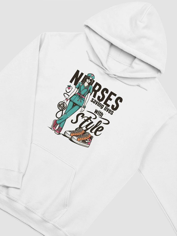 Health Professionals: Stylish Nurse Heartbeat Hoodie product image (11)