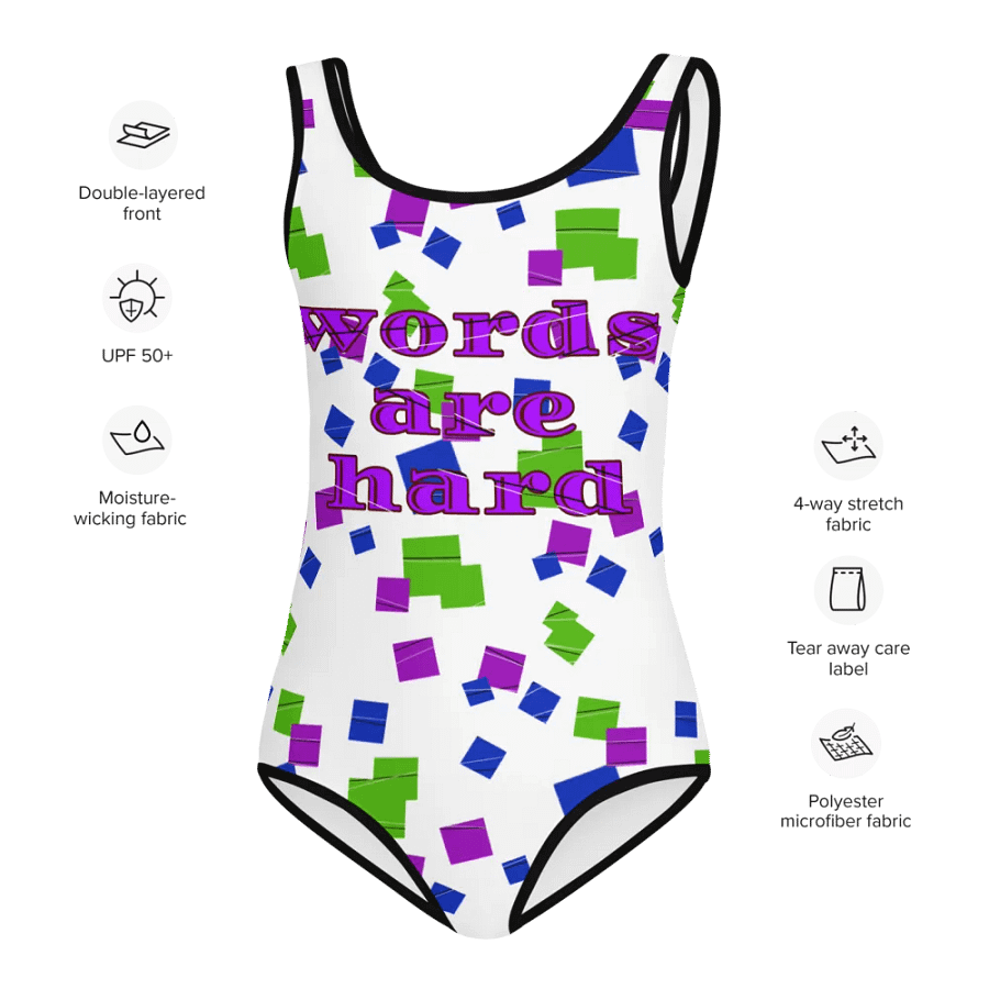 kids words are hard one-piece product image (11)