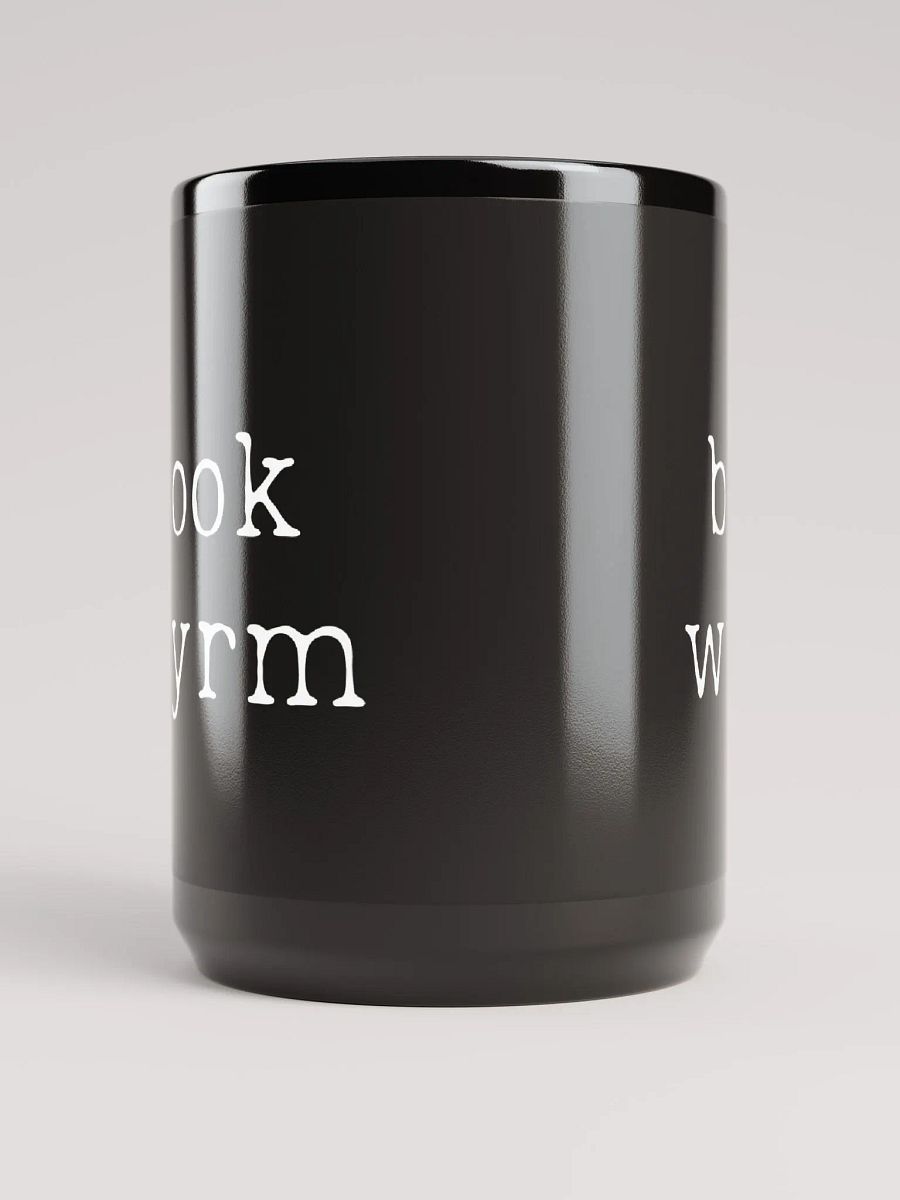 [book wyrm] mug (black) product image (5)