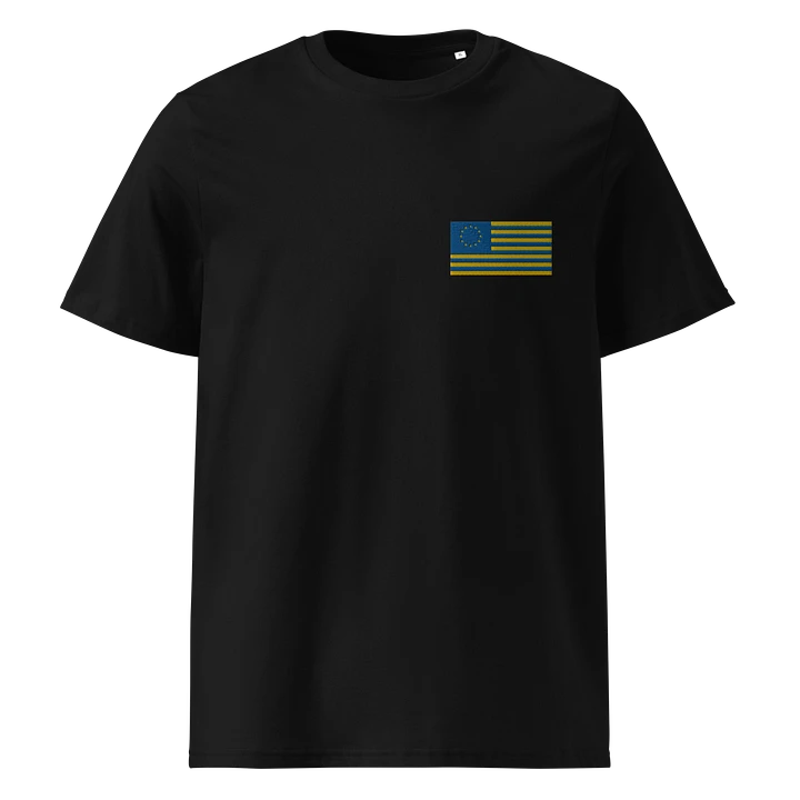 united states of europe embroidered t-shirt - 100% organic cotton product image (2)