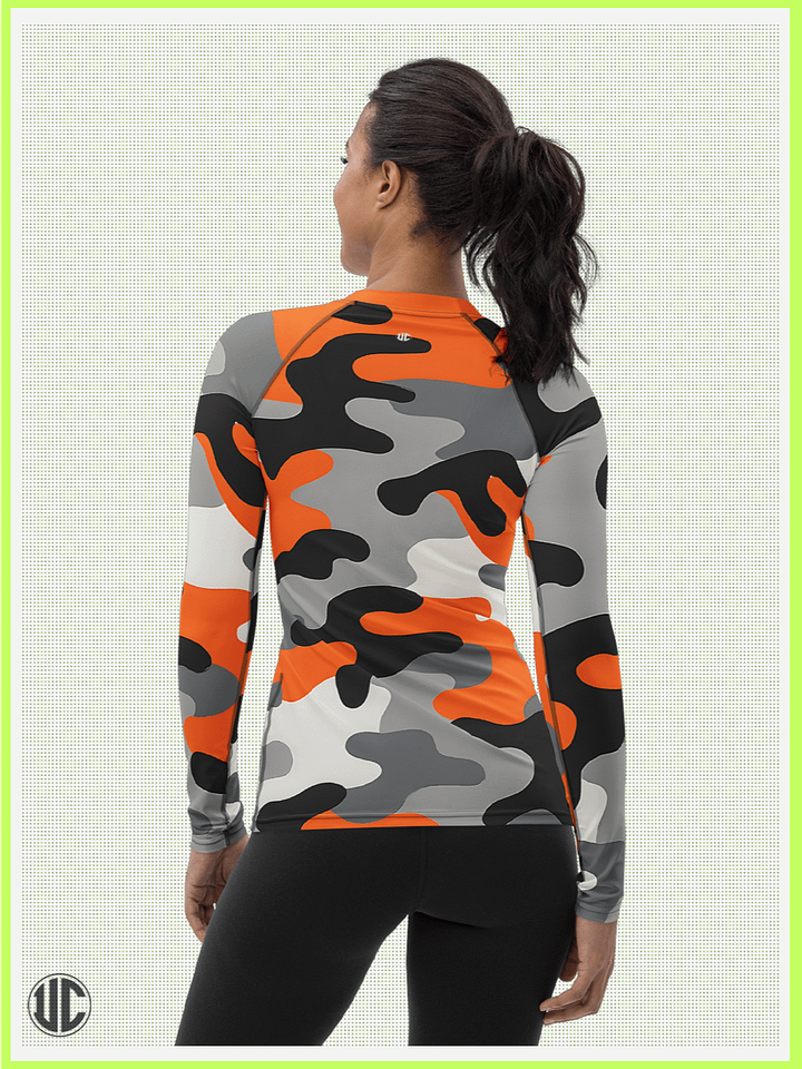 Riot – Urban Camo Women’s Rash Guard product image (2)