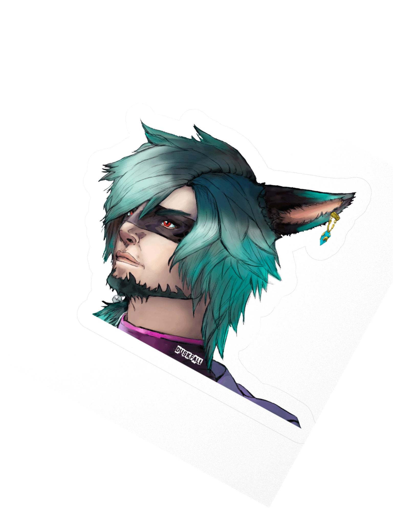 Mystic Miqo'te Vinyl Stickers product image (5)