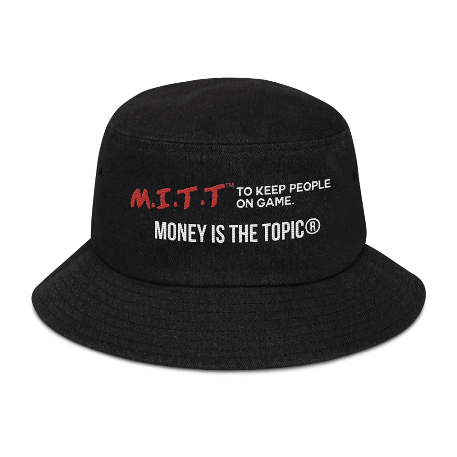 M.I.T.T PROGRAM DENIM BUCKET HAT product image (1)