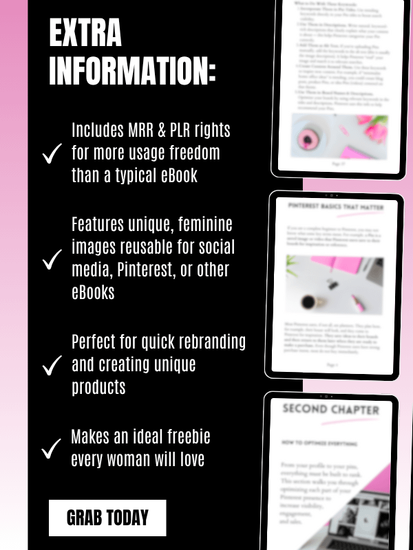 MRR/PLR Pinterest Marketing eBook product image (6)