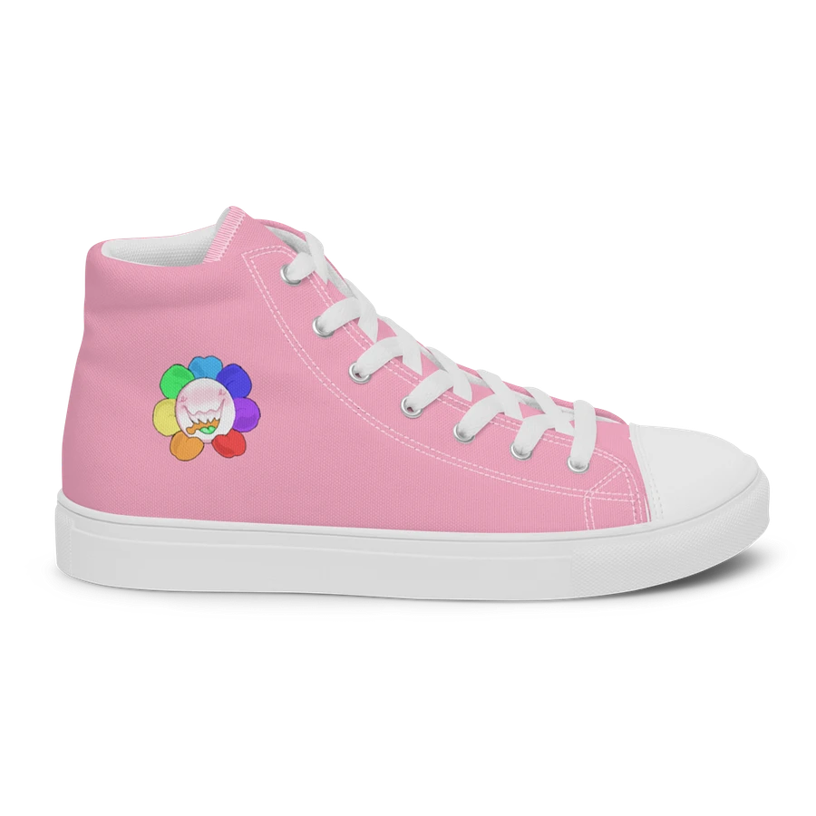 Pastel Pink and White Flower Sneakers product image (29)