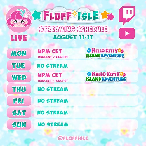 Next week’s streaming schedule