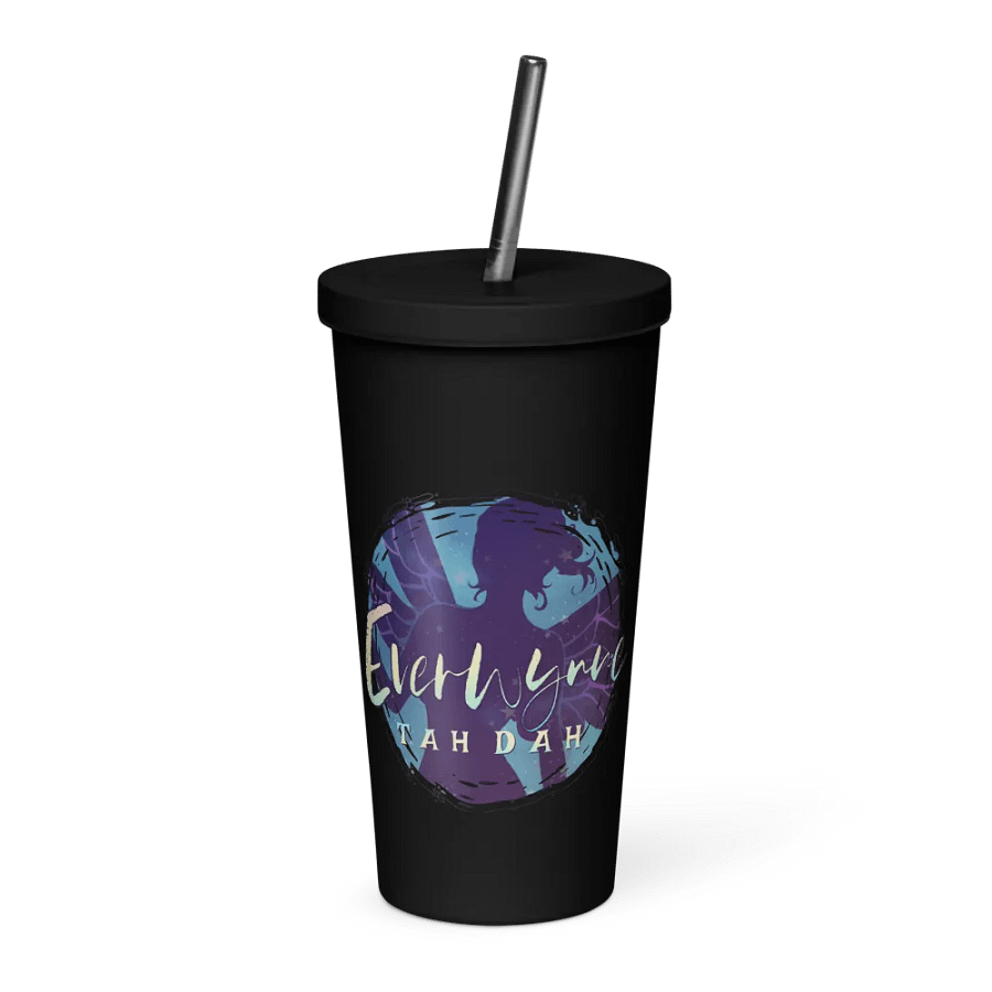 Blue Everwynne Logo Tumbler w/ A Straw product image (1)