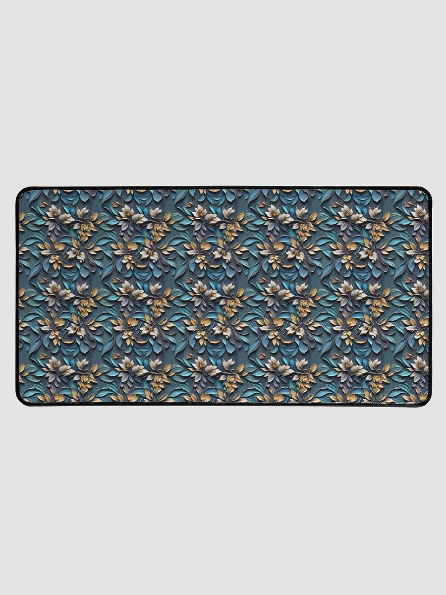 Desk Mat (15.5x31.5 inches) - Sculpted Floral Pattern product image (1)