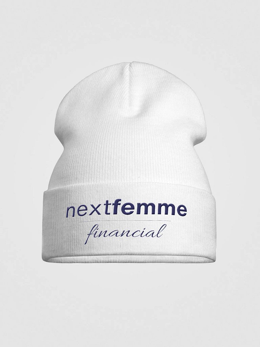 Knit Beanie with Navy Logotype product image (1)