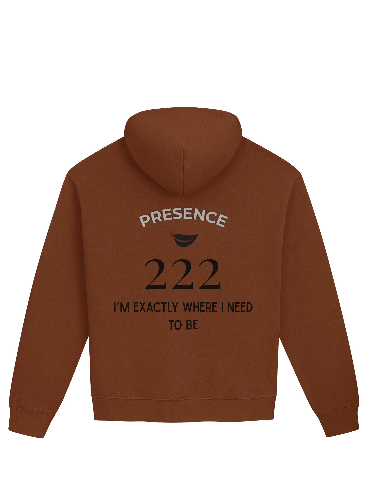 Cozy Vibes Oversized Hoodie - 222 — I am exactly where I need to be product image (1)