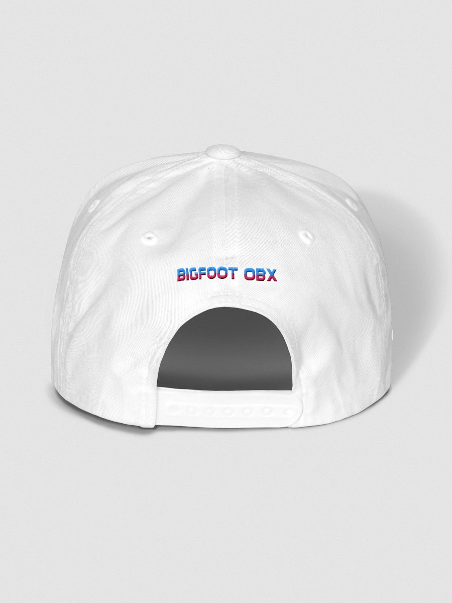 Retro-Inspired White Snapback 100% Cotton Twill – Retro-Inspired Logo Edition product image (4)