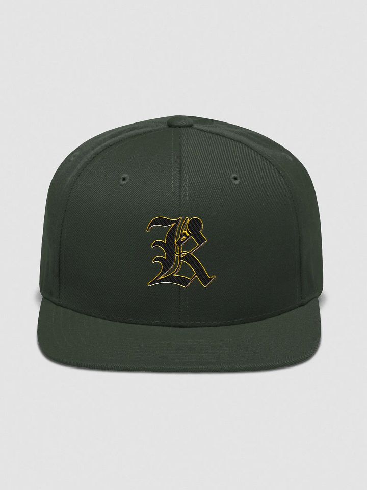 Knarly Era Embroidered Snapback (Olive Green) product image (1)