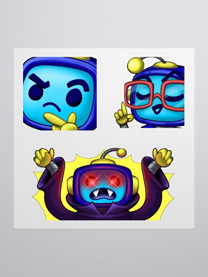 Sticker Sheet - Foxo Collection #3 (Think, Actually, Vamp) product image (1)